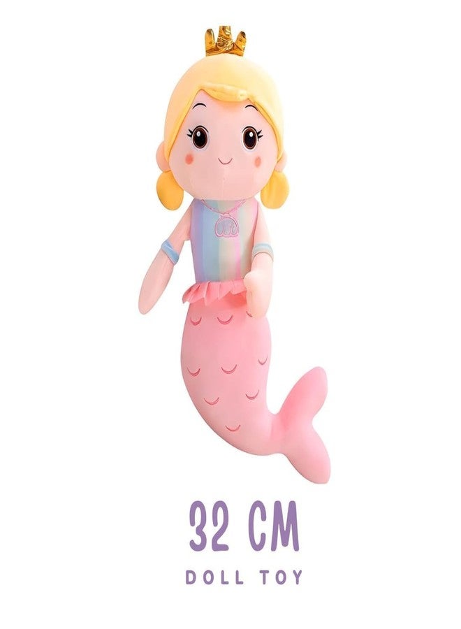 DTR Creation Mermaid 25cm Soft Toys for Kids | Plush Soft Toys for Baby Boys and Girls| Best Gift | Mermaid Soft Toy for Kids -Pink 20Cm Height - Image 1